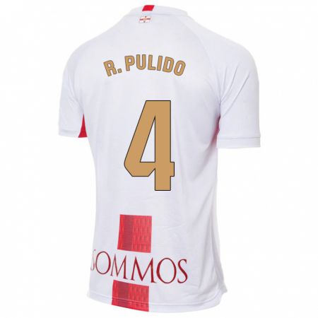 Kandiny Herren Rubén Pulido #4 Weiß Auswärtstrikot Trikot 2023/24 T-Shirt