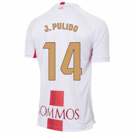 Kandiny Herren Jorge Pulido #14 Weiß Auswärtstrikot Trikot 2023/24 T-Shirt