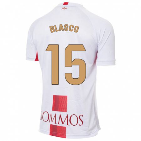 Kandiny Herren Jérémy Blasco #15 Weiß Auswärtstrikot Trikot 2023/24 T-Shirt