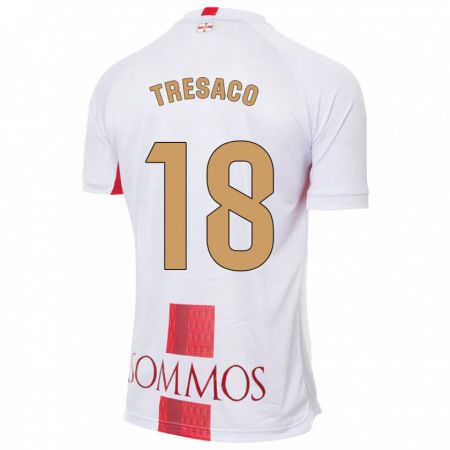 Kandiny Herren Rafa Tresaco #18 Weiß Auswärtstrikot Trikot 2023/24 T-Shirt