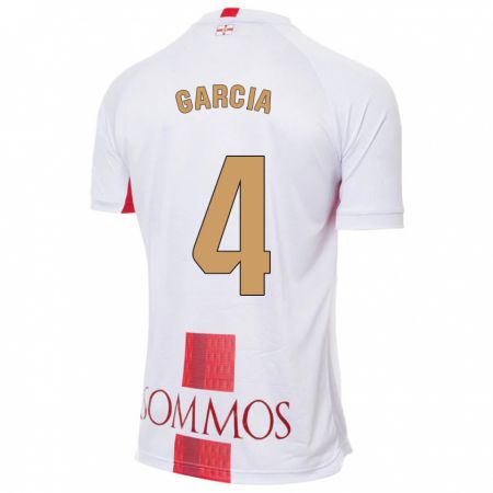 Kandiny Herren Nacho García #4 Weiß Auswärtstrikot Trikot 2023/24 T-Shirt