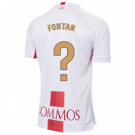 Kandiny Herren Nico Fontán #0 Weiß Auswärtstrikot Trikot 2023/24 T-Shirt