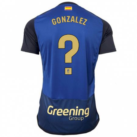 Kandiny Herren Paco González #0 Marine Auswärtstrikot Trikot 2023/24 T-Shirt