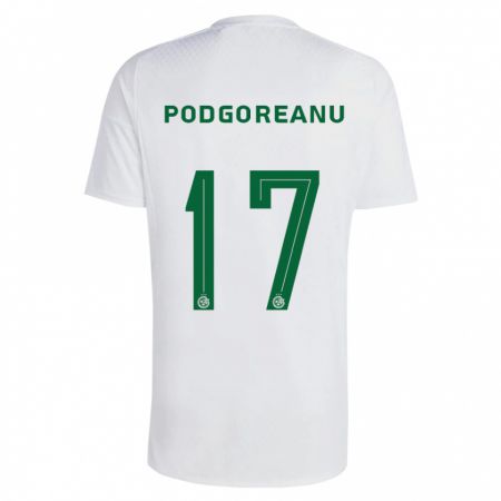 Kandiny Herren Suf Podgoreanu #17 Grün Blau Auswärtstrikot Trikot 2023/24 T-Shirt