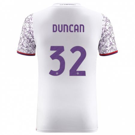 Kandiny Herren Alfred Duncan #32 Weiß Auswärtstrikot Trikot 2023/24 T-Shirt