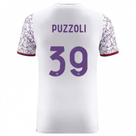 Kandiny Herren Giorgio Puzzoli #39 Weiß Auswärtstrikot Trikot 2023/24 T-Shirt
