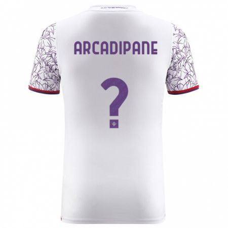 Kandiny Herren Guglielmo Arcadipane #0 Weiß Auswärtstrikot Trikot 2023/24 T-Shirt
