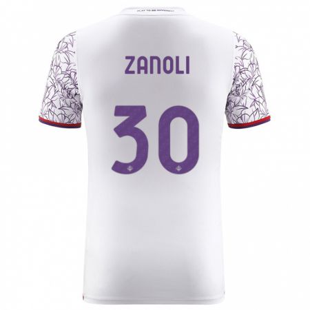 Kandiny Herren Martina Zanoli #30 Weiß Auswärtstrikot Trikot 2023/24 T-Shirt