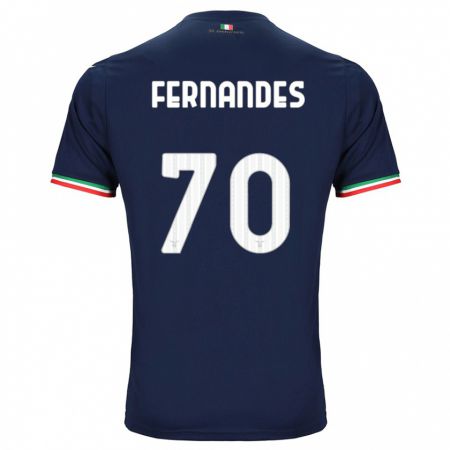 Kandiny Herren Saná Fernandes #70 Marine Auswärtstrikot Trikot 2023/24 T-Shirt