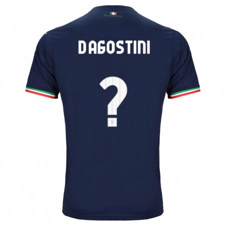 Kandiny Herren Stefano D'agostini #0 Marine Auswärtstrikot Trikot 2023/24 T-Shirt