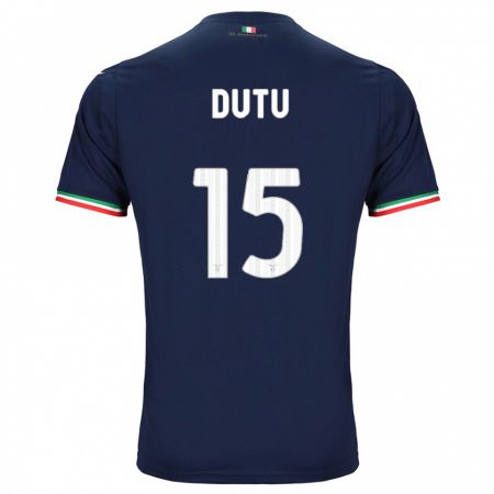 Kandiny Herren Matteo Dutu #15 Marine Auswärtstrikot Trikot 2023/24 T-Shirt