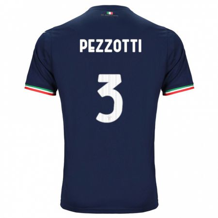 Kandiny Herren Arianna Pezzotti #3 Marine Auswärtstrikot Trikot 2023/24 T-Shirt