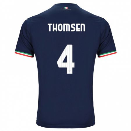 Kandiny Herren Maria Møller Thomsen #4 Marine Auswärtstrikot Trikot 2023/24 T-Shirt