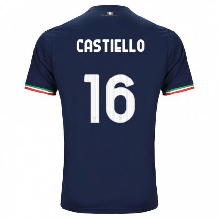 Kandiny Herren Antonietta Castiello #16 Marine Auswärtstrikot Trikot 2023/24 T-Shirt