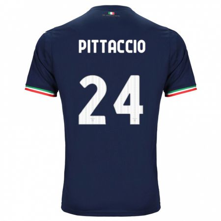 Kandiny Herren Francesca Pittaccio #24 Marine Auswärtstrikot Trikot 2023/24 T-Shirt