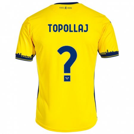 Kandiny Herren Mark Topollaj #0 Gelb Auswärtstrikot Trikot 2023/24 T-Shirt