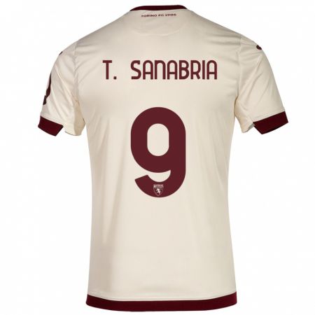 Kandiny Herren Antonio Sanabria #9 Sekt Auswärtstrikot Trikot 2023/24 T-Shirt