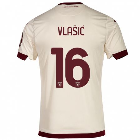 Kandiny Herren Nikola Vlašić #16 Sekt Auswärtstrikot Trikot 2023/24 T-Shirt