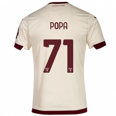 Kandiny Herren Mihai Popa #71 Sekt Auswärtstrikot Trikot 2023/24 T-Shirt