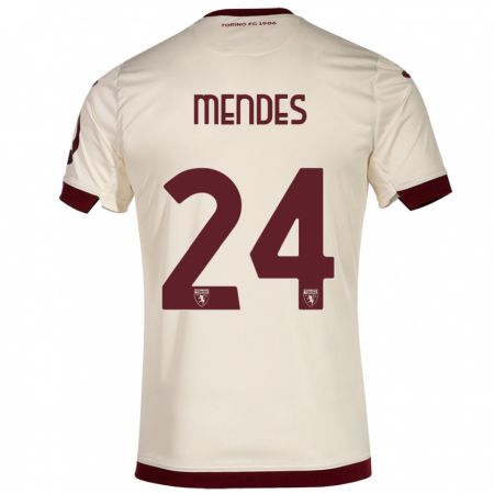 Kandiny Herren Rodrigo Mendes #24 Sekt Auswärtstrikot Trikot 2023/24 T-Shirt
