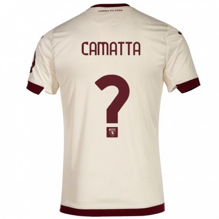 Kandiny Herren Alessandro Camatta #0 Sekt Auswärtstrikot Trikot 2023/24 T-Shirt