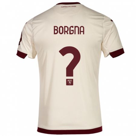 Kandiny Herren Federico Borgna #0 Sekt Auswärtstrikot Trikot 2023/24 T-Shirt