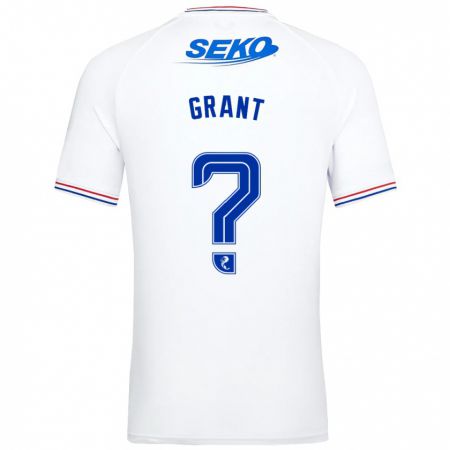 Kandiny Herren Leyton Grant #0 Weiß Auswärtstrikot Trikot 2023/24 T-Shirt