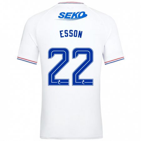 Kandiny Herren Victoria Esson #22 Weiß Auswärtstrikot Trikot 2023/24 T-Shirt