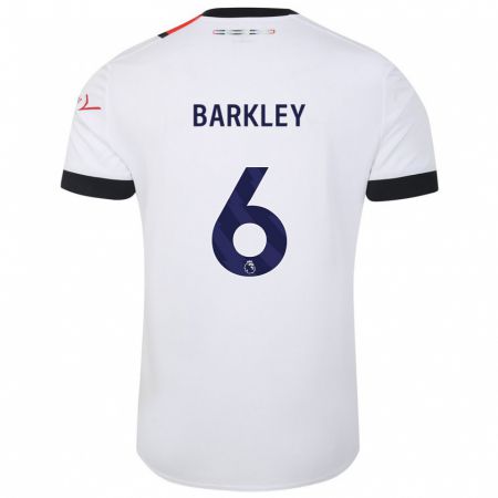 Kandiny Herren Ross Barkley #6 Weiß Auswärtstrikot Trikot 2023/24 T-Shirt