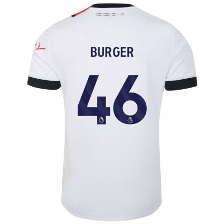 Kandiny Herren Jake Burger #46 Weiß Auswärtstrikot Trikot 2023/24 T-Shirt