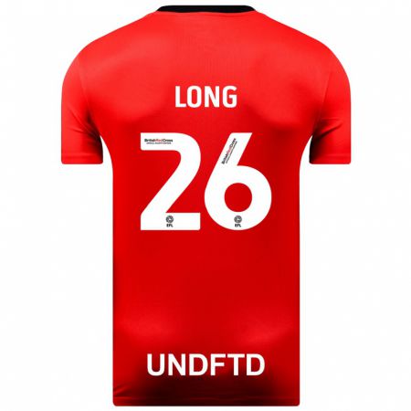 Kandiny Herren Kevin Long #26 Rot Auswärtstrikot Trikot 2023/24 T-Shirt