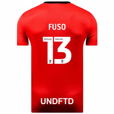 Kandiny Herren Ivana Fuso #13 Rot Auswärtstrikot Trikot 2023/24 T-Shirt