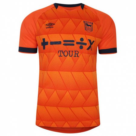 Kandiny Herren Rio Oudnie-Morgan #0 Orangefarben Auswärtstrikot Trikot 2023/24 T-Shirt