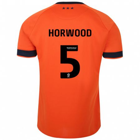 Kandiny Herren Bonnie Horwood #5 Orangefarben Auswärtstrikot Trikot 2023/24 T-Shirt