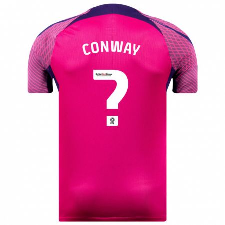 Kandiny Herren Monty Conway #0 Lila Auswärtstrikot Trikot 2023/24 T-Shirt