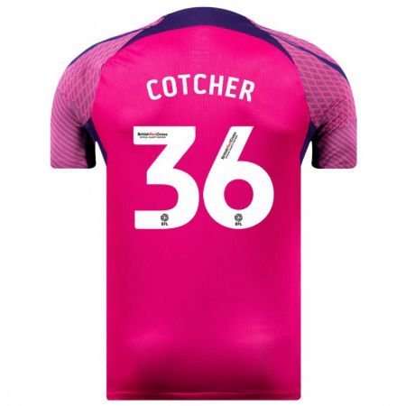 Kandiny Herren Mason Cotcher #36 Lila Auswärtstrikot Trikot 2023/24 T-Shirt
