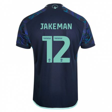 Kandiny Herren Harriet Jakeman #12 Blau Auswärtstrikot Trikot 2023/24 T-Shirt