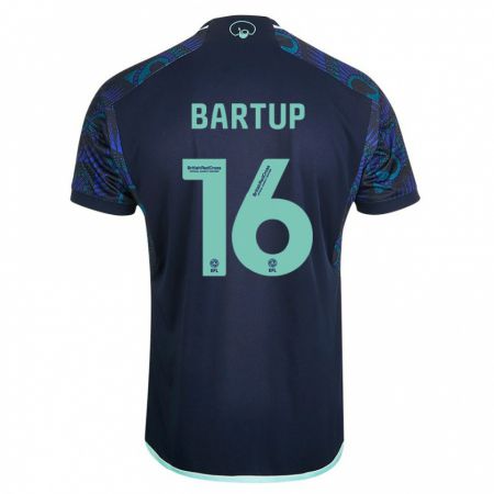 Kandiny Herren Laura Bartup #16 Blau Auswärtstrikot Trikot 2023/24 T-Shirt