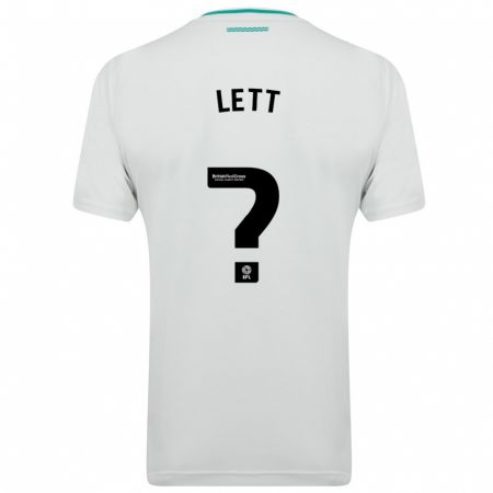Kandiny Herren Josh Lett #0 Weiß Auswärtstrikot Trikot 2023/24 T-Shirt