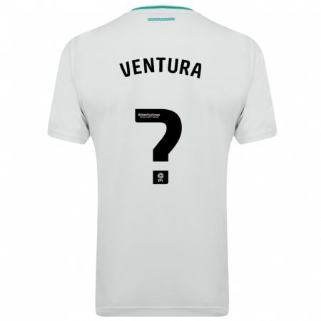 Kandiny Herren Tommy Dobson-Ventura #0 Weiß Auswärtstrikot Trikot 2023/24 T-Shirt
