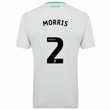 Kandiny Herren Ella Morris #2 Weiß Auswärtstrikot Trikot 2023/24 T-Shirt