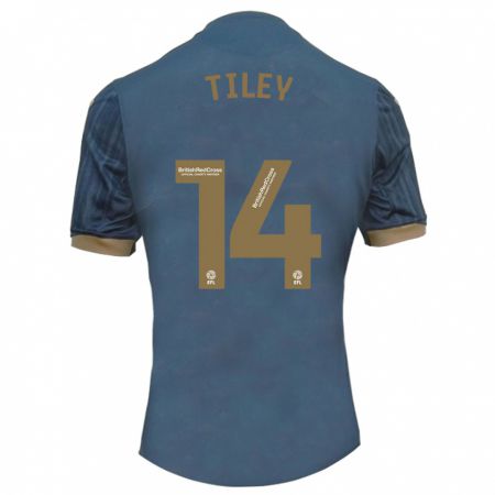 Kandiny Herren Chloe Tiley #14 Dunkles Blaugrün Auswärtstrikot Trikot 2023/24 T-Shirt