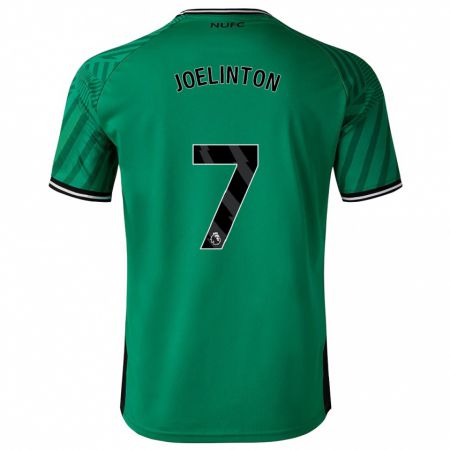 Kandiny Herren Joelinton #7 Grün Auswärtstrikot Trikot 2023/24 T-Shirt