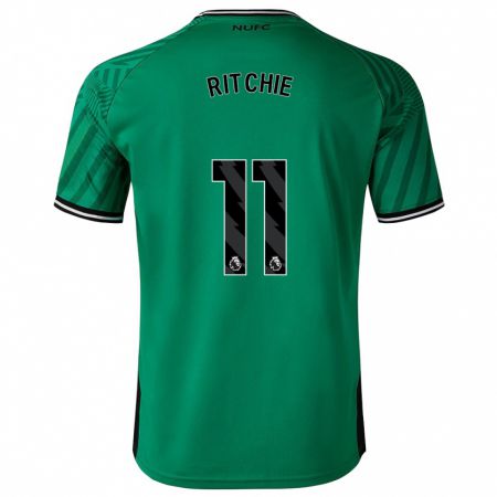 Kandiny Herren Matt Ritchie #11 Grün Auswärtstrikot Trikot 2023/24 T-Shirt