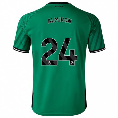 Kandiny Herren Miguel Almirón #24 Grün Auswärtstrikot Trikot 2023/24 T-Shirt
