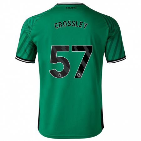 Kandiny Herren Kyle Crossley #57 Grün Auswärtstrikot Trikot 2023/24 T-Shirt