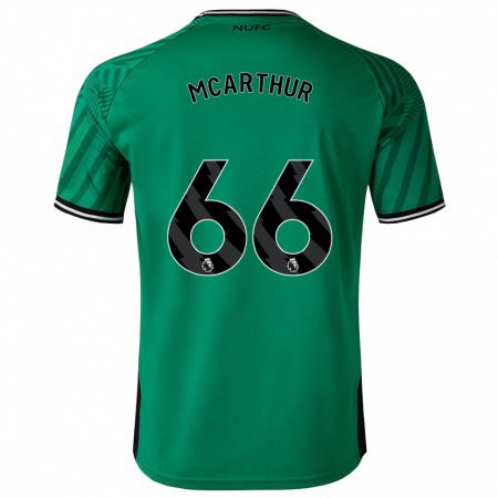 Kandiny Herren Charlie Mcarthur #66 Grün Auswärtstrikot Trikot 2023/24 T-Shirt