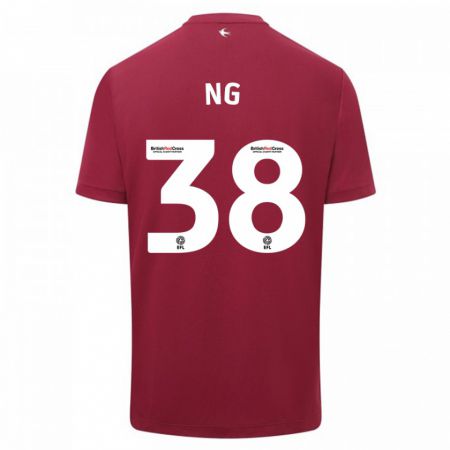 Kandiny Herren Perry Ng #38 Rot Auswärtstrikot Trikot 2023/24 T-Shirt