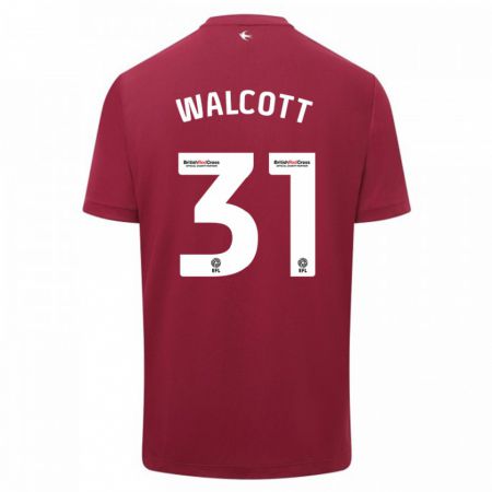 Kandiny Herren Malachi Fagan-Walcott #31 Rot Auswärtstrikot Trikot 2023/24 T-Shirt