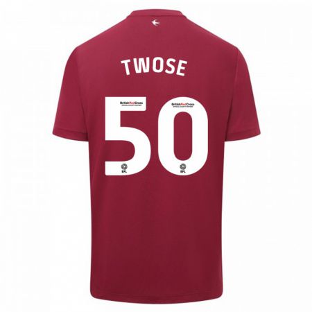 Kandiny Herren Cody Twose #50 Rot Auswärtstrikot Trikot 2023/24 T-Shirt
